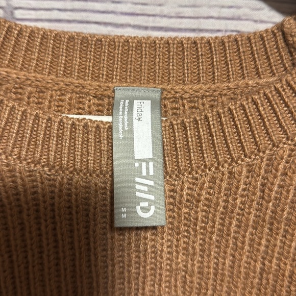 Friday FWD Women’s Tech Wool Slit Sweater - Picture 6 of 7
